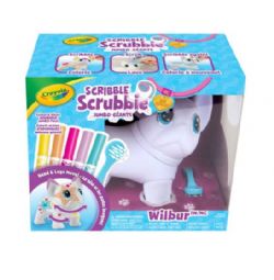 CRAYOLA - SCRIBBLE SCRUBBIE - JUMBO POUR ANIMAL DOMESTIQUE – BIG WILBUR